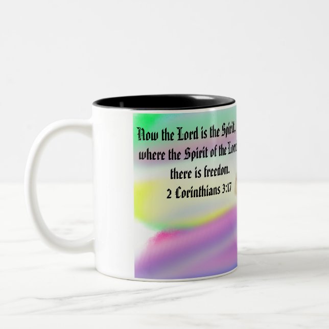 Taza Bicolor libertad de jesus  (Izquierda)