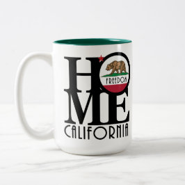 Taza Bicolor Libertad en casa 15oz
