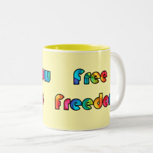 Taza Bicolor libertad libre