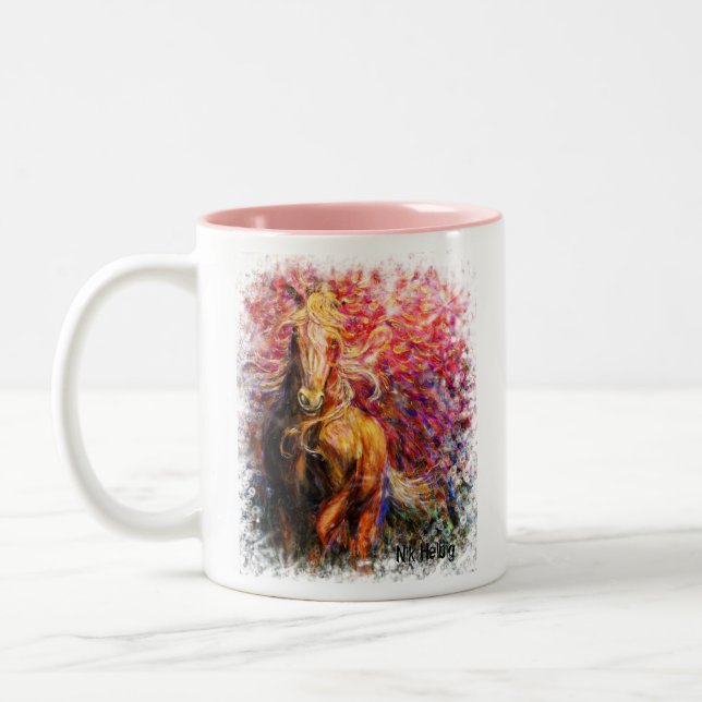 Taza Bicolor libertad, "libre vivo… y beautysurrounds usted (Izquierda)