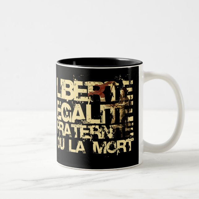 Taza Bicolor Liberte Egalite Fraternite: Revolución Francesa (Derecha)