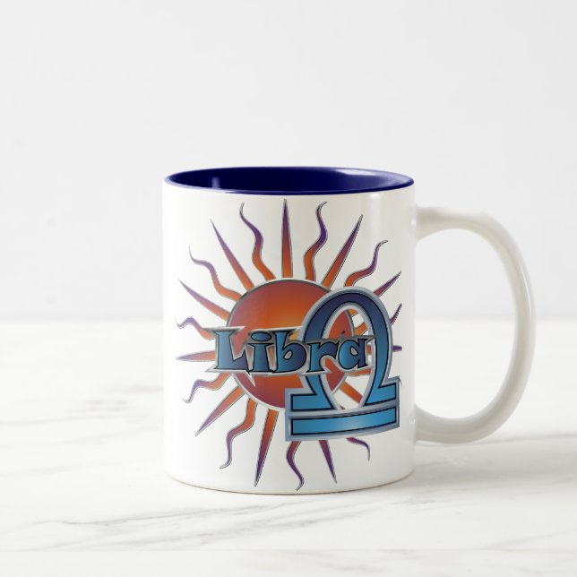 Taza Bicolor Libra (Derecha)