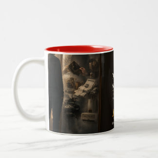Taza Bicolor Libro de Cita de Espejos No Mienten