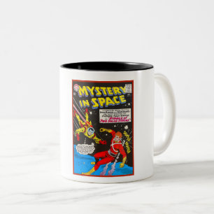 TAZA BICOLOR LIBRO DE CÓMO DE LA CIENCIA FICTION DE VINTAGE 196