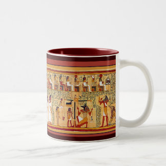 Taza Bicolor Libro egipcio antiguo de los muertos