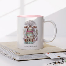 Libros y café Lover Personalizado