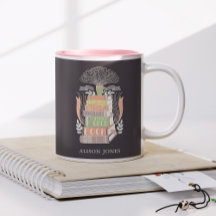 Libros y café Lover Personalizado