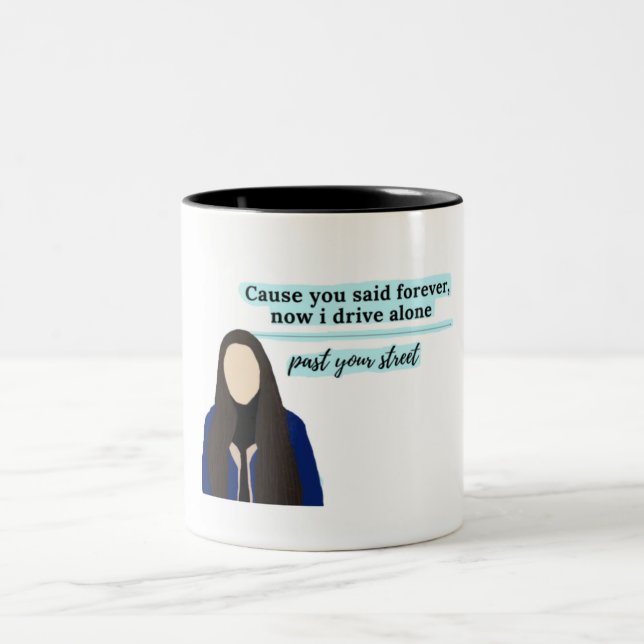 Taza Bicolor licencia de conducir de olivia rodrigo mug (Centro)
