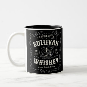 Taza Bicolor Licor Antiguo ADD NOMBRE Whisky Viejo Segador 