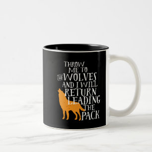 Taza Bicolor Líderes inspiradores citan a líderes fuertes