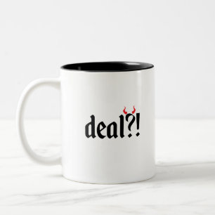 Taza Bicolor lidiar con el diablo
