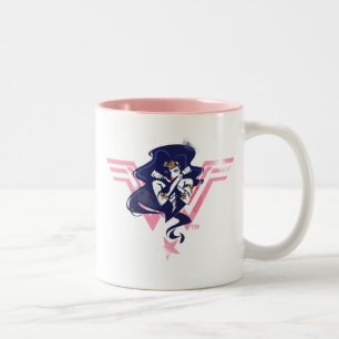 Taza Bicolor Liga de la Justicia   Mujer Maravilla y arte pop d