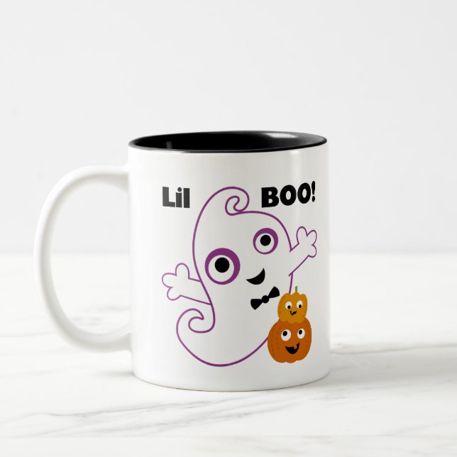 Taza Bicolor Lil BOO Halloween (Izquierda)