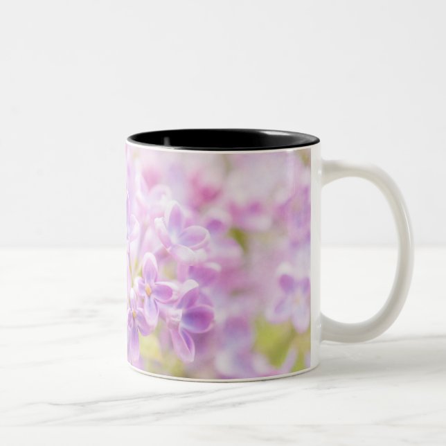 Taza Bicolor Lilac Flowers Mist (Derecha)
