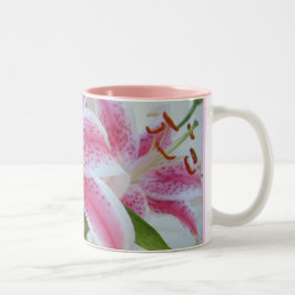 Taza Bicolor Lillies precioso