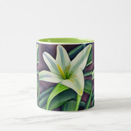 Taza Bicolor Lily de Pascua