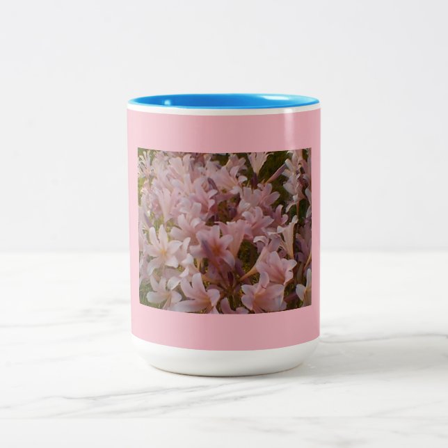 Taza Bicolor Lily Rosa Bouquet (Centro)