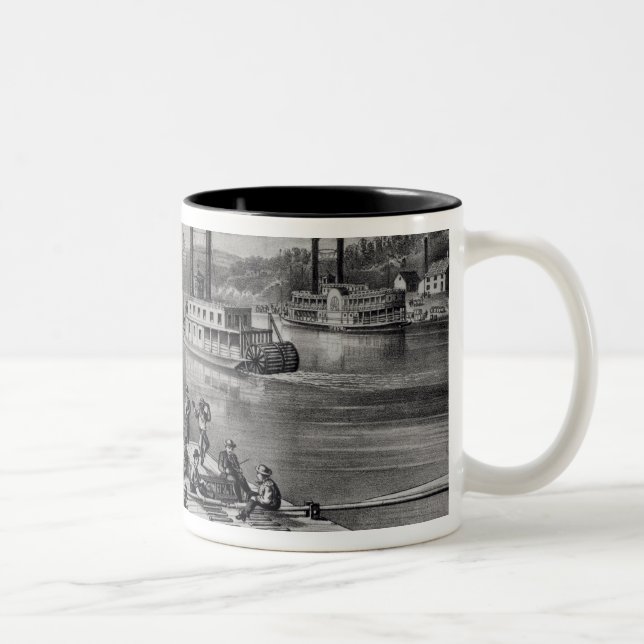 Taza Bicolor Límite rio abajo (Derecha)
