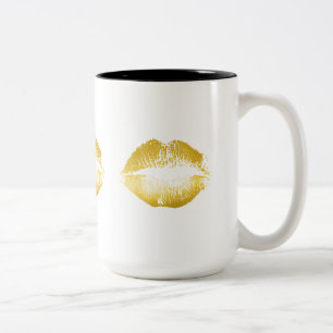 Taza Bicolor Límites de oro #2