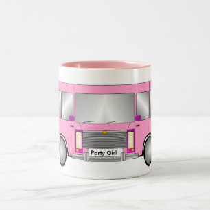 Taza Bicolor Limo rosado del fiesta