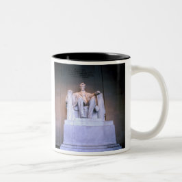 Taza Bicolor Lincoln Memorial Mug