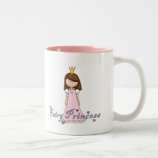 Taza Bicolor Linda Princesita Hada Bonita