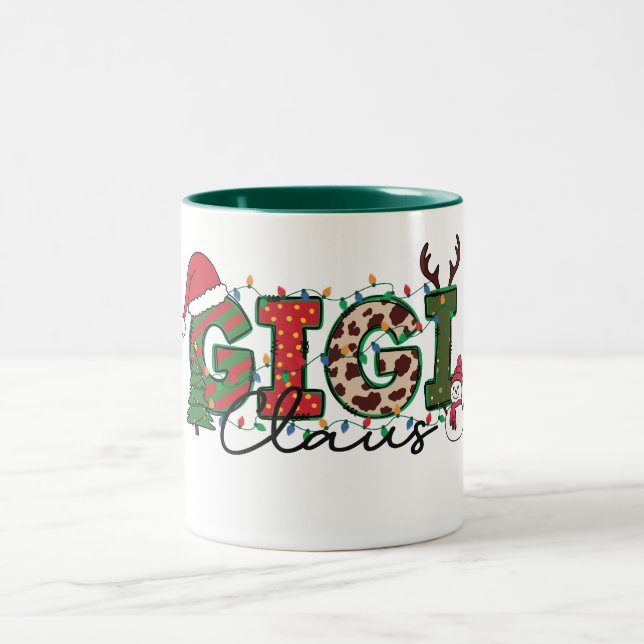 Taza Bicolor Lindo Gigi Claus (Centro)