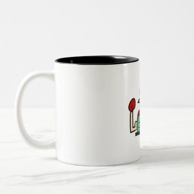 Taza Bicolor Lindo Mug (Izquierda)
