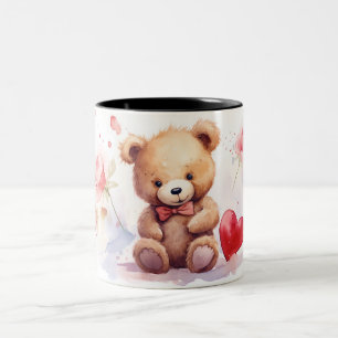 Taza Bicolor lindo oso