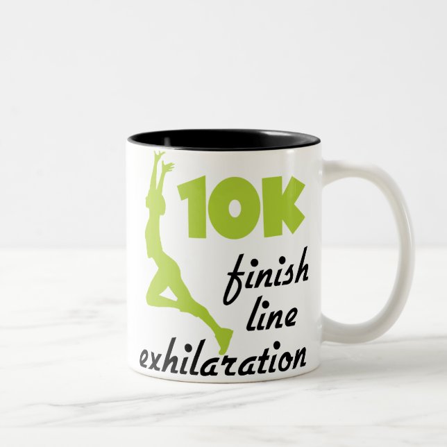 Taza Bicolor Línea de acabado verde de 10.000 (Derecha)