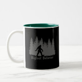 Taza Bicolor Línea de árbol del pie grande