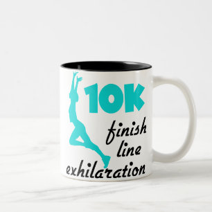 Taza Bicolor Línea de finalización de 10.000 Aqua