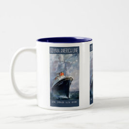 Taza Bicolor Línea de Gdynia América