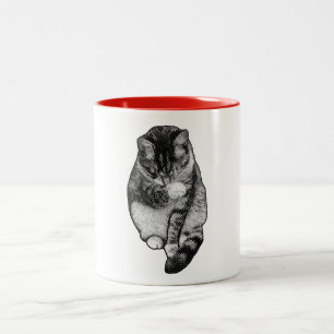 Taza Bicolor Línea de puntos Glow Hush