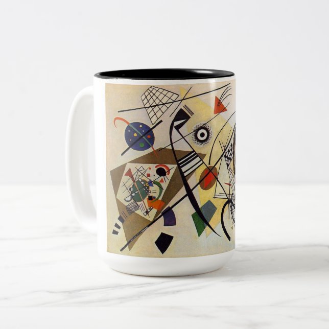 Taza Bicolor Líneas transversales (Anverso izquierdo)