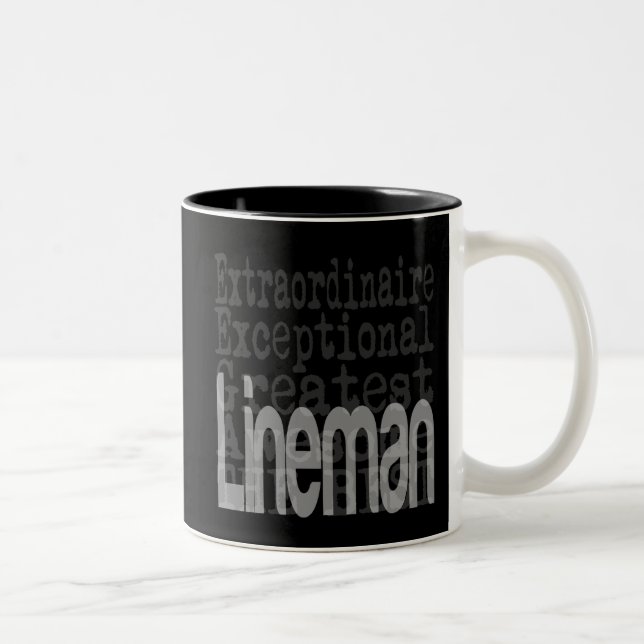 Taza Bicolor Lineman Extraordinaire (Derecha)