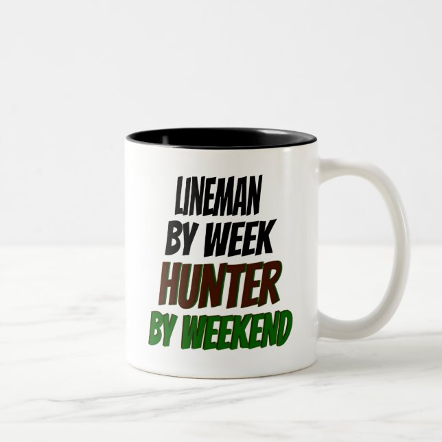 Taza Bicolor Lineman Hunter (Derecha)