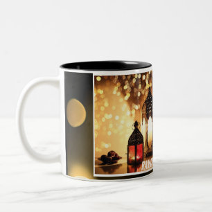 Taza Bicolor Linterna de Ramadán.