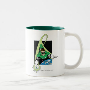 Taza Bicolor Linterna y tierra verdes