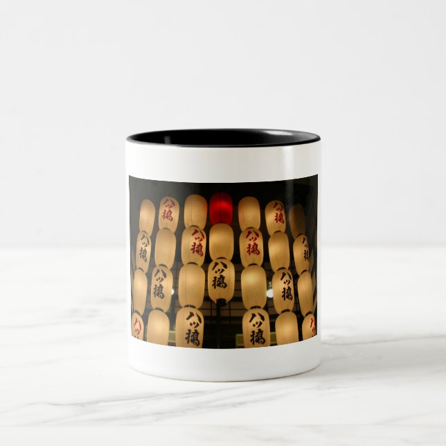 Taza Bicolor linternas de japón (Centro)