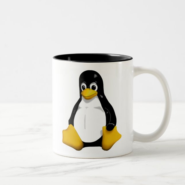 Taza Bicolor Linux /dev/mug (Derecha)