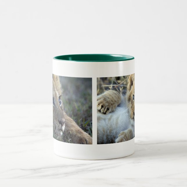 Taza Bicolor Lion bebé (Centro)