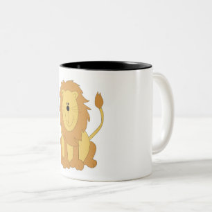 Taza Bicolor Lion Coffee Mug