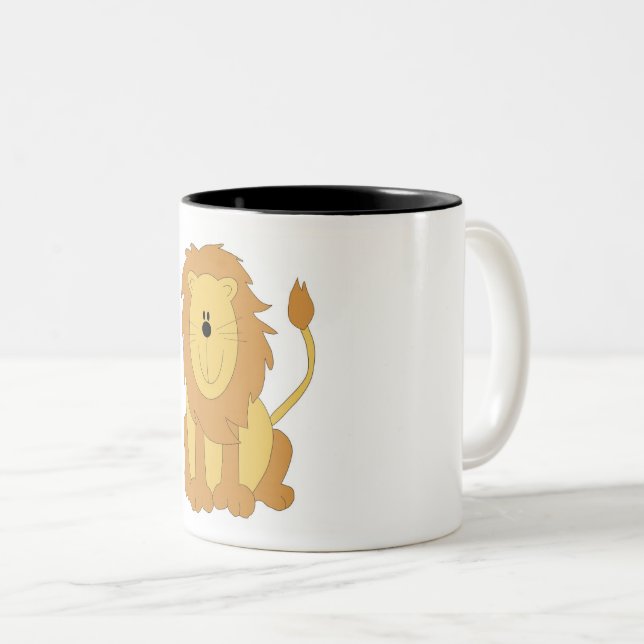 Taza Bicolor Lion Coffee Mug (Anverso derecho)