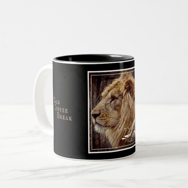 Taza Bicolor Lion [Two‐tone Mug] (Anverso izquierdo)