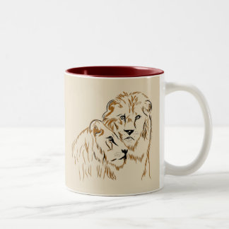 Taza Bicolor Lions