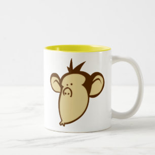 Taza Bicolor Lippy Monkey Mug