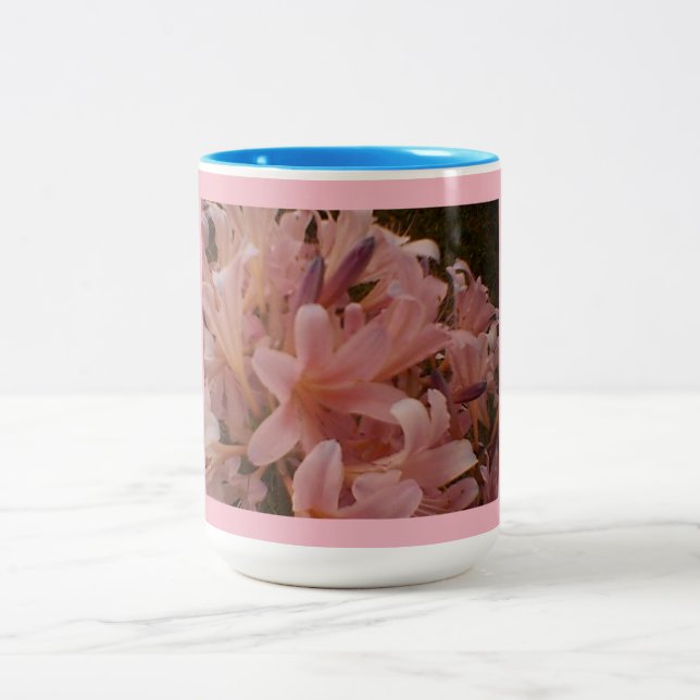 Taza Bicolor Lirio rosa (Centro)