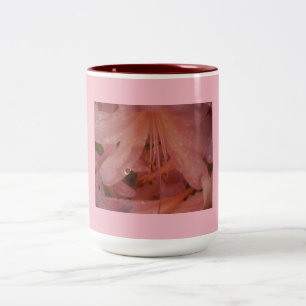 Taza Bicolor Lirio rosa de Borgoña