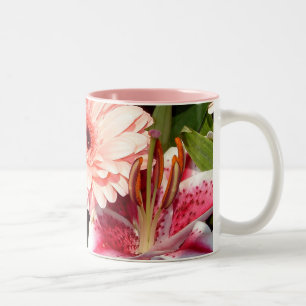 Taza Bicolor Lirios del tributo el
